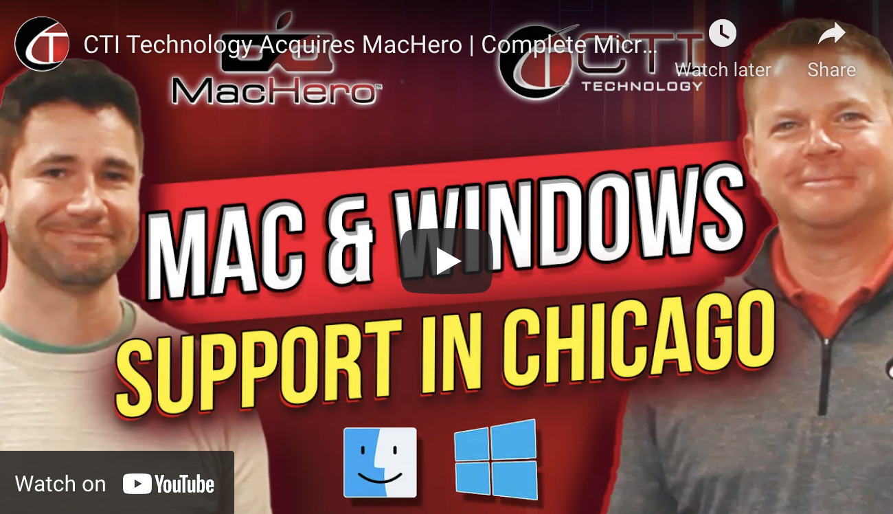 CTI Technology Acquires MacHero Business Apple & Mac Support In Chicago