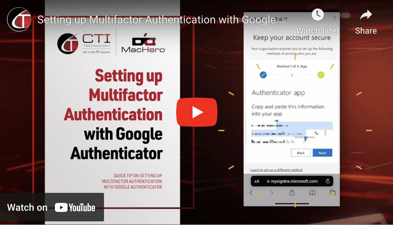 Setting up Multifactor Authentication with Google Authenticator for Microsoft 365