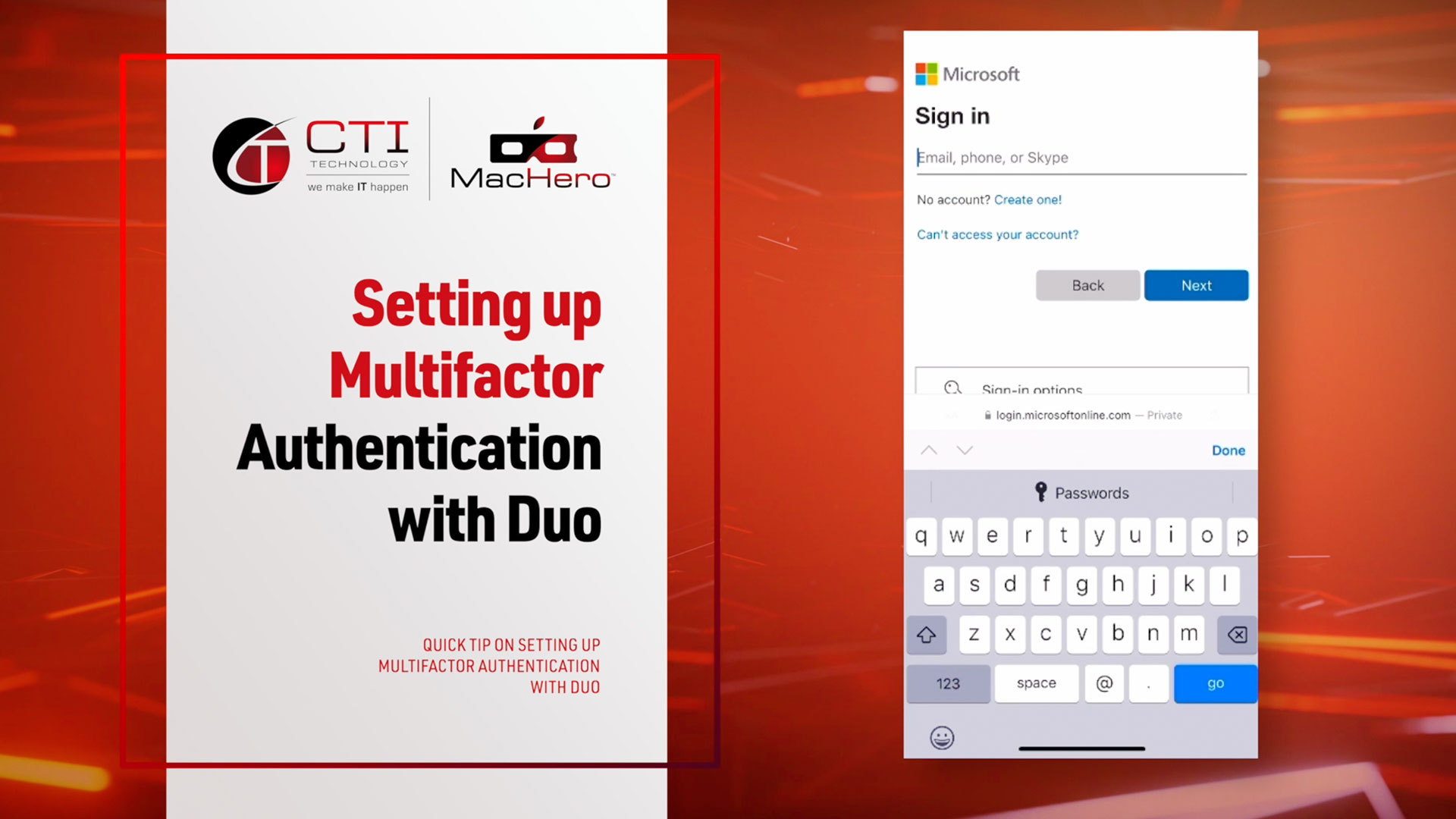 Setting Up Duo Two Factor Authentication with Microsoft 365